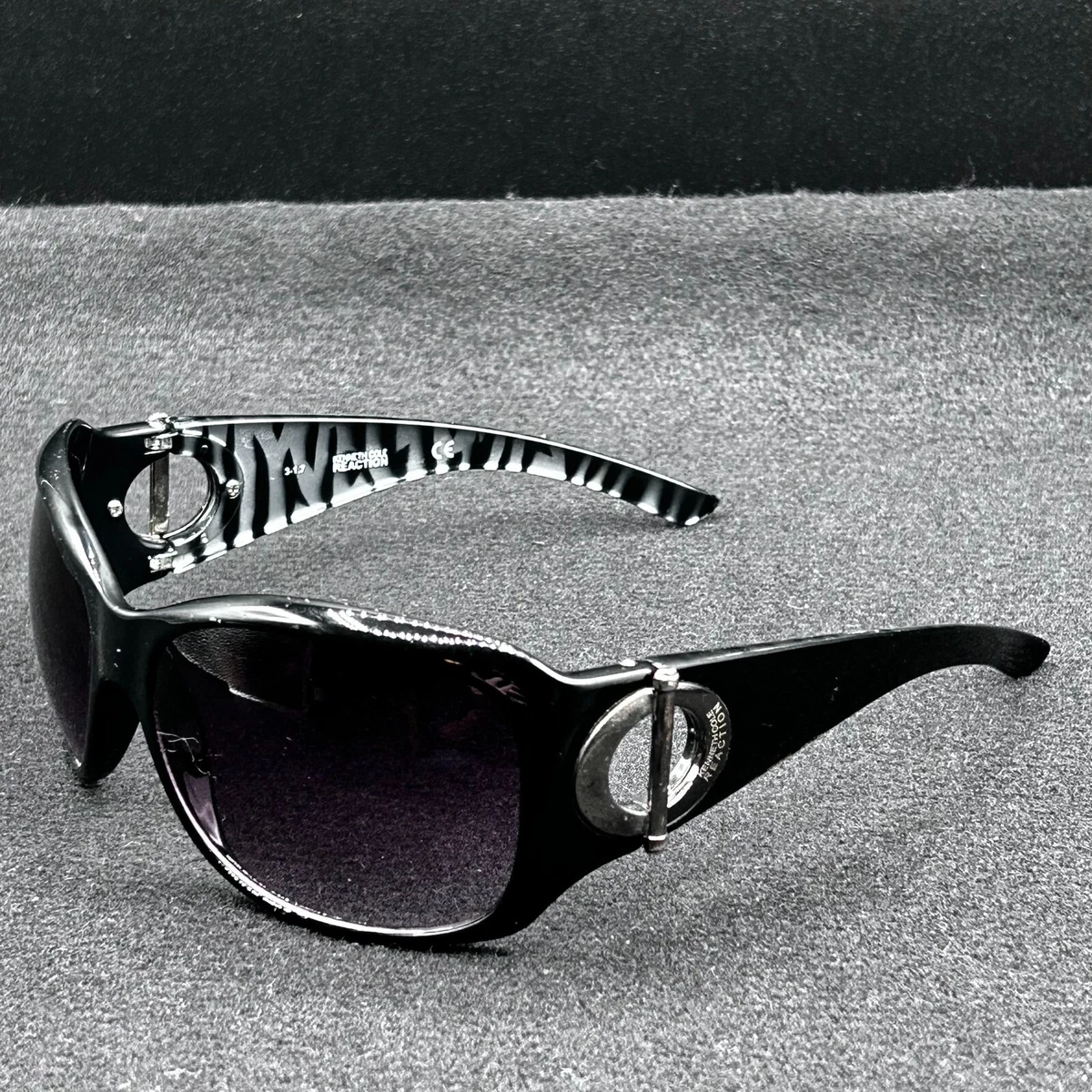 Kenneth Cole Black Oversized Sunglasses Fashionable Accessories Kenneth Cole Reaction Oversized Square Sunglasses | HSN main image 4