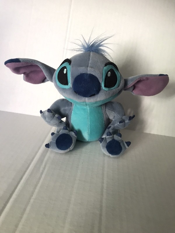 Disney Mini Bean Bag Stitch As Dog 7" Disney Store Plush Stuffed Animal Toy