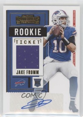 2020 Panini Contenders Rookie Ticket Swatches /200 Jake Fromm Auto RC 2u3