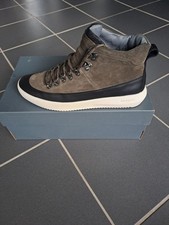 Orig. Blackstone Aspen Bear Crocodile Schuhe Sneakers Oliv Grün Schwarz...