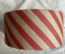 Rot hellbraun Streifen WASHI TAPE große Rolle Kartenherstellung•Journaling•Basteln•Dekor 3" breit