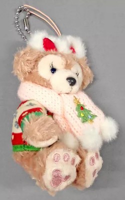 ShellieMay Plush Doll Strap Duffy's Christmas Tokyo DisneySea 13cm (2018)