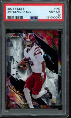 2024 Topps Finest - Uncommon Jayden Daniels #167 (RC)