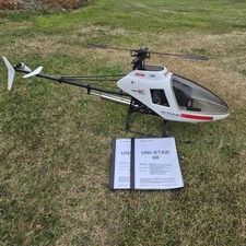 Graupner Uni Star 60 RC Helicopter O.S Max 61 Engine Flying Remote Control