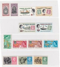 Îles Vierges, Groupe de timbres MLH - 2 scans