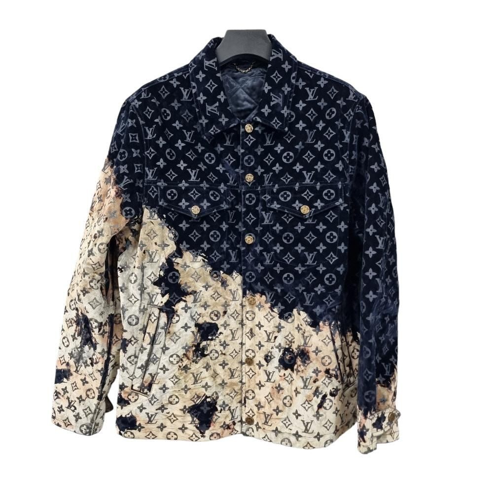 Louis Vuitton・ジャケット Louis Vuitton Unused Monogram Denim Jacket Bleached Denim