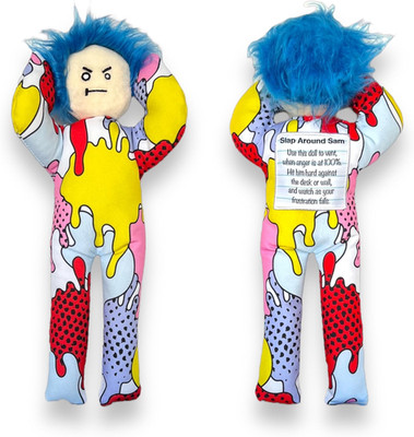 Funny Gag Gift - Stress Relief - Slap around Sam Doll - for Friends, Co-Worker, 