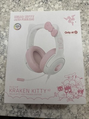 Razer Kraken Kitty V2 USB Headset with Kitty Ears Hello Kitty & Friends Edition