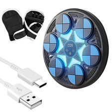 Macchina da Boxe Musicale Bluetooth LED Pungiball Allenamento Coinvolgente con M