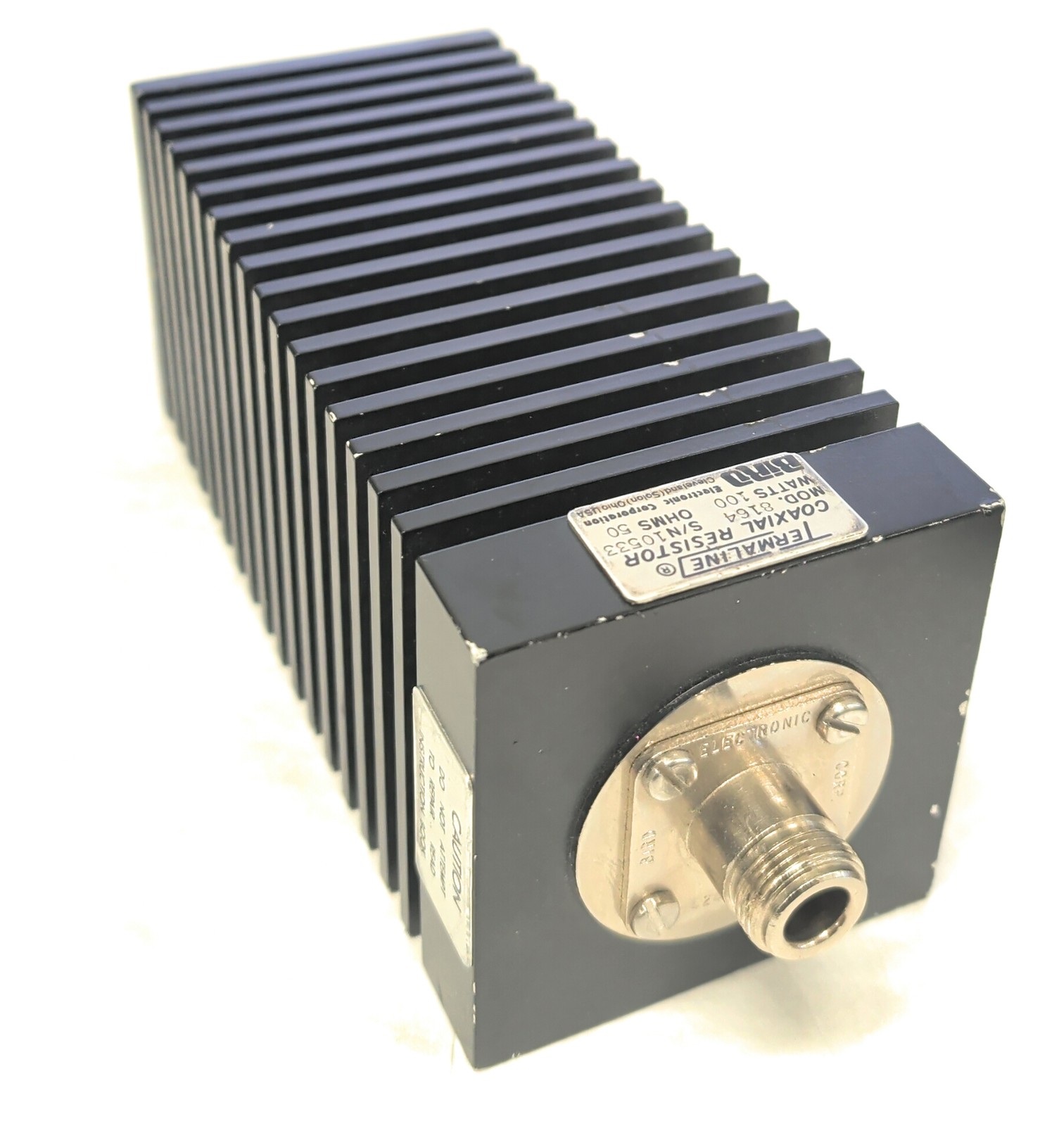 Bird Termaline Coaxial Resistor Model 8164 100 Watts 50 Ohms N Female