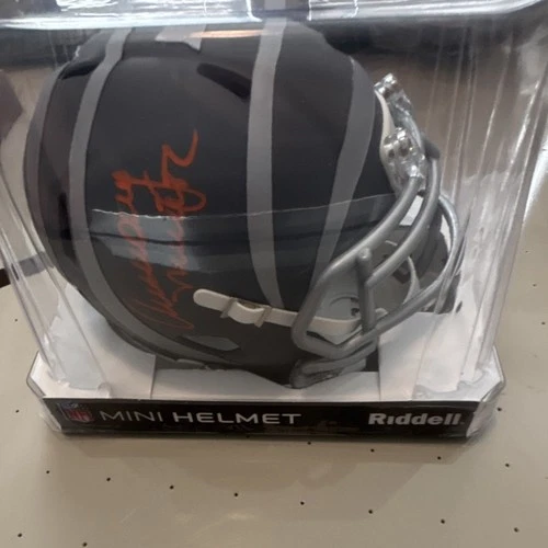 Riddell Cincinnati Bengals Mini Helmet Anthony Munoz Autographed Schwartz  Auth
