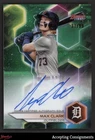 2023 Bowman's Best of '23 Green Refractor Max Clark ROOKIE AUTO 31/99 Tigers