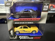 Jada Toys Fast  Furious Legacy 1:32 Nissan Skyline GT-R R32/R33 Twin Pack