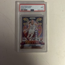 2025 Panini WNBA Prizm Paige Bueckers Groovy RC Rookie #12 PSA 9