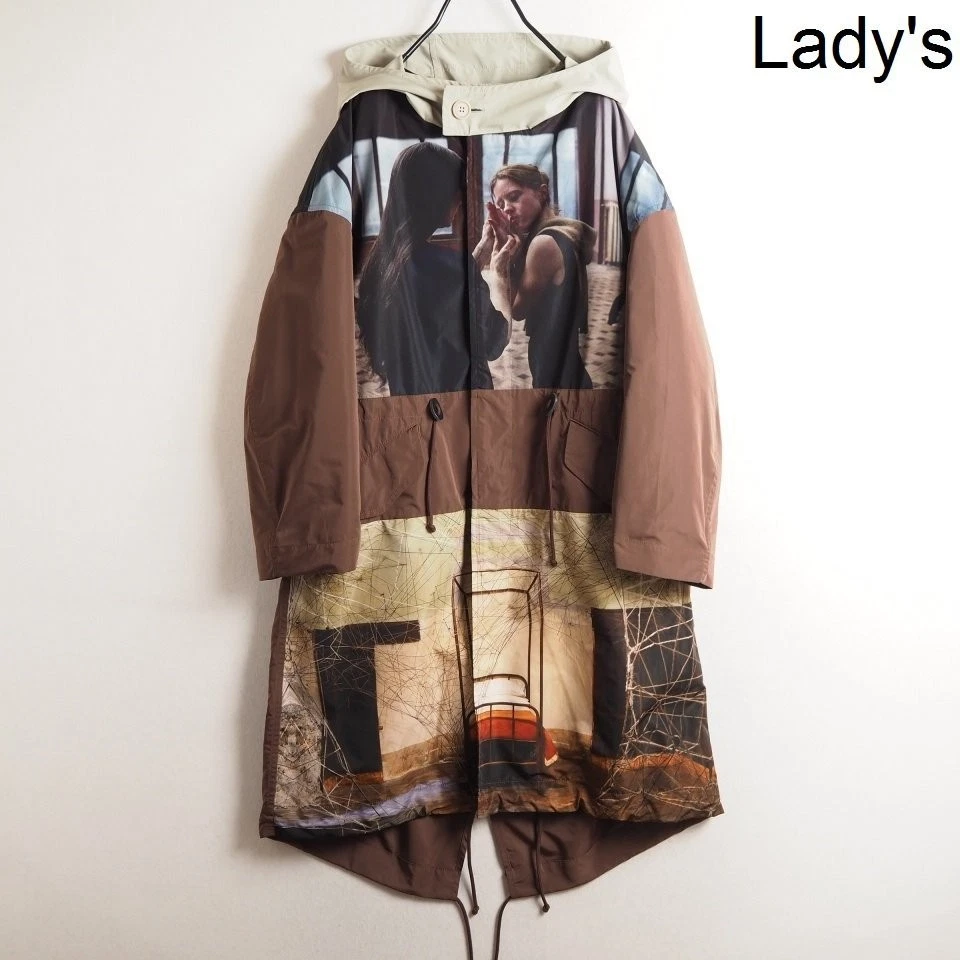 UNDERCOVER Cappotto usat 20 AWdercover Und Boaer Linerfer Transferre pol modrone marron t