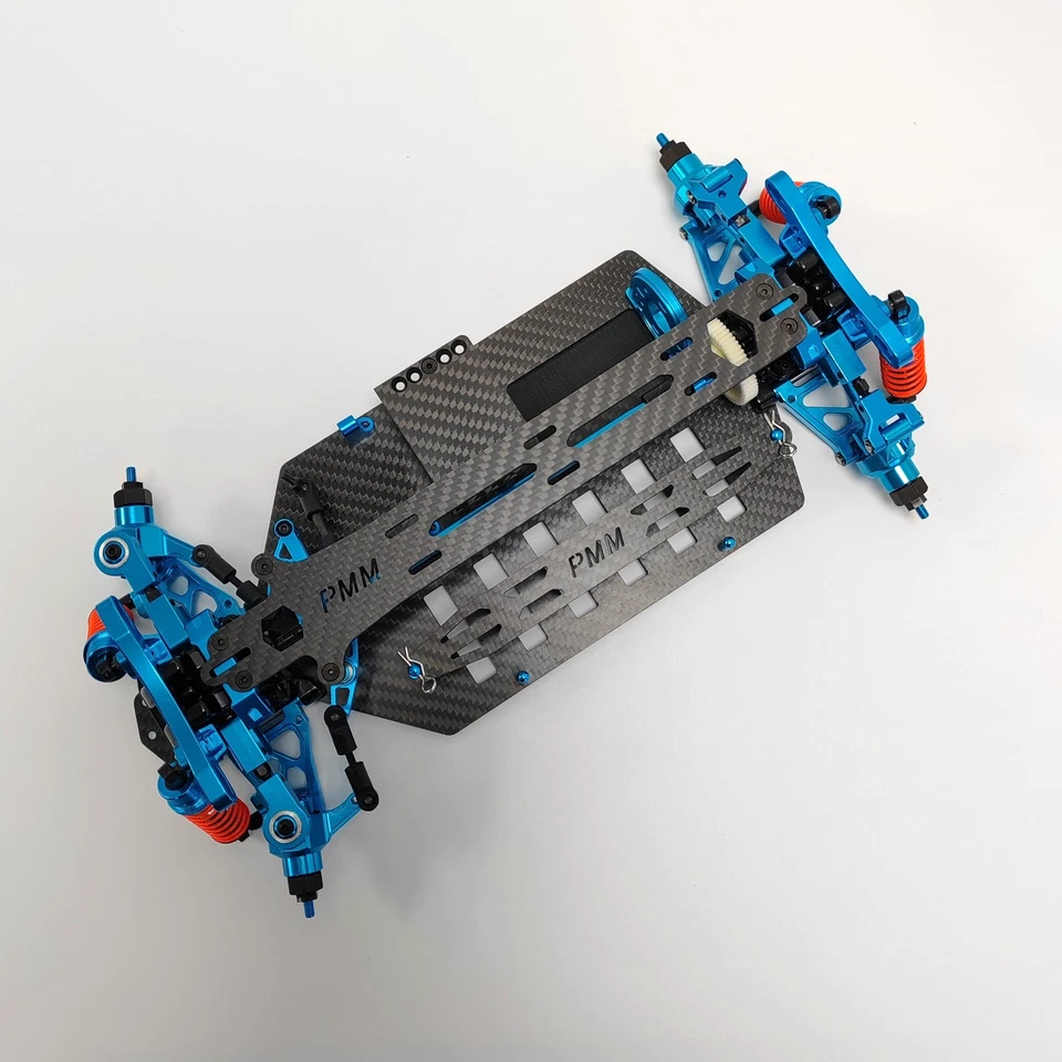 1/10 Alloy Upgrade RC Chassis for Tamiya TT02 Shaft Drive Touring Car Frame Kit - Image 2 of 4