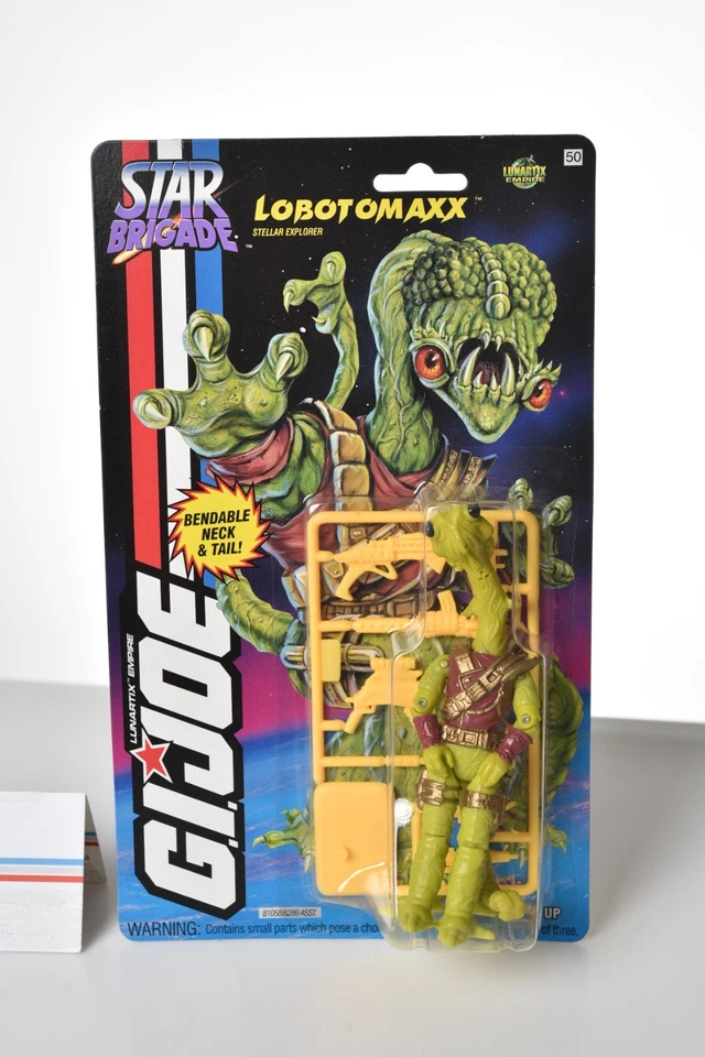 GI JOE ~ 1993 LOBOTOMAXX ~ MOC MOSC STAR BRIGADE - Image 2 of 4