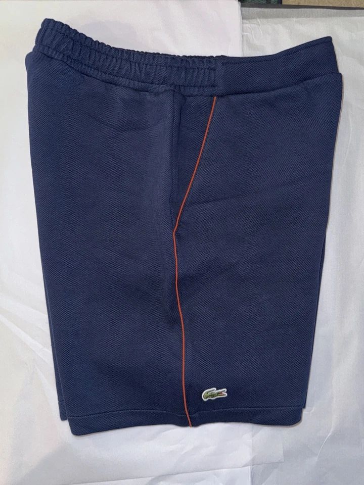 LACOSTE x ROLAND GARROS Club Shorts Size SMALL FR 3 Pique French Open NEW NWT - Image 3 of 4