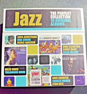 JAZZ The perfect collection / 10 CD-Box mit Miles Davis, Dave Brubeck u.a.