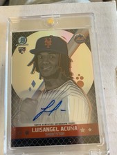LUIS ANGEL ACUNA  2025 Bowman Chrome Ascensions Auto 26/50 #BAA-LA RC