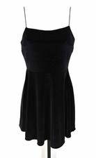 Size M URBAN OUTFITTERS Black Velvet Dress