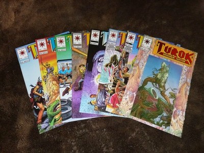 Turok Dinosaur Hunter Comic Lot of 8 #1,2,3,4,5,6,7,8 (1992) Valiant Comics
