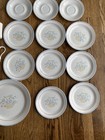 Corelle Corning Country Cornflower Dinnerware Casserole Dish Cups Saucers — photo 8