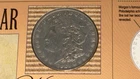 1921 Morgan Silver Dollar Display Card Last Year Issue US Mint Coin & COA