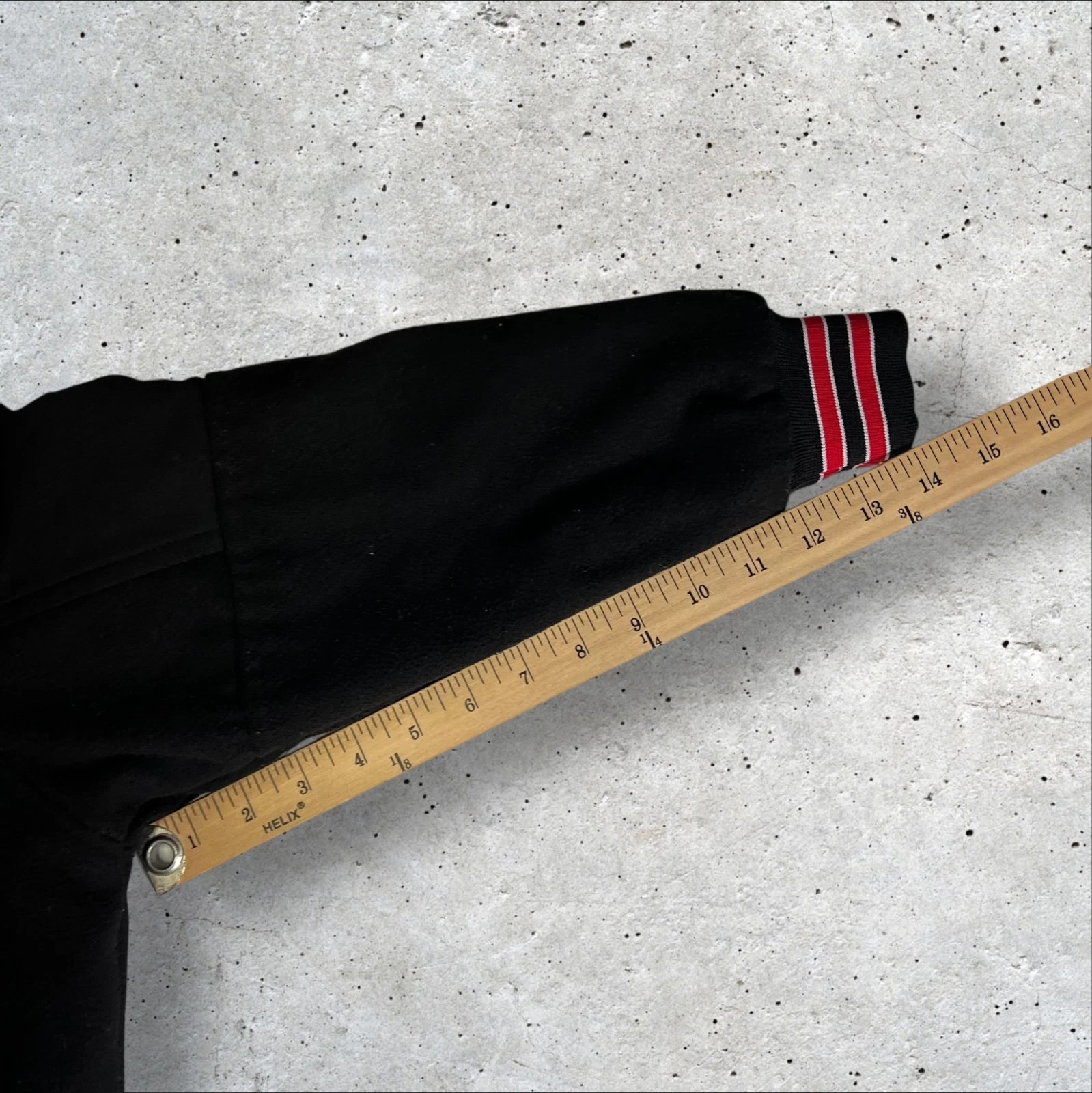 Kids Marvel Deadpool Men's Varsity Style Jacket Red Black Snap Button Up Size S