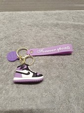 Purple Nike 3D Sneaker Keychain Forever Sports New High Top Sneaker Keychain