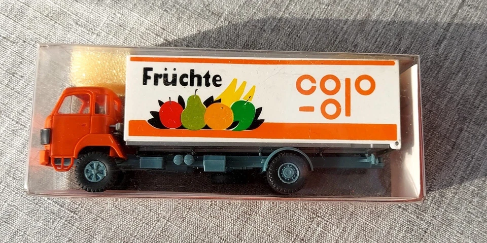 H0 1:87 Roskopf Früchte Saurer D 290/330 LKW Truck OVP 2-Achser - Bild 2 von 4