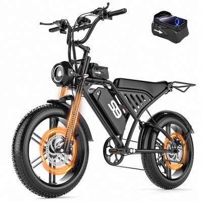 ASKGO 2500W Electric Bike 20'' Fat Tires Ebike 48V 33MPH Adults Off-Road Bicycle