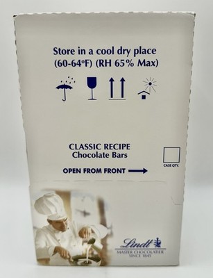 Lindt CLASSIC RECIPE White Chocolate (12 Bars) Candy, 4.4 oz. Exp: 10/31/2026