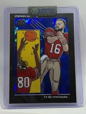 Canvas Marketing 2026 Adhesive Artifacts Stephen Curry 022/300 Warriors