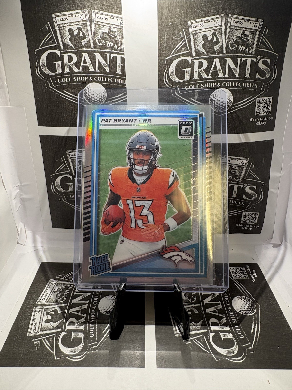 2025 Panini Donruss Optic Rated Rookie Pat Bryant #215 Optic Holo Denver Broncos