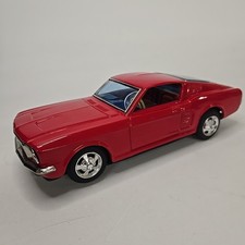 VINTAGE JAPAN TAIYO BUMP' N GO TIN FORD MUSTANG BATTERY OP WORKS