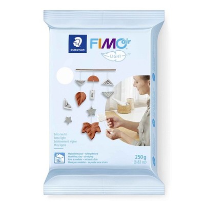 STAEDTLER  FIMO air light 8131 Lufttrocknende Modelliermasse, weiß, 250 g
