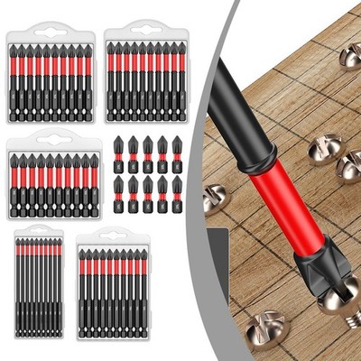 Precision Engineered Magnetic PH2 Schraubendreher Bit Set Anti-Rutsch lang 10er