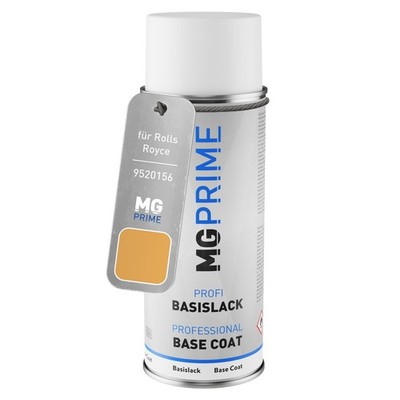 Autolack Spraydose für Rolls Royce 9520156 Monaco Yellow Basislack Sprühdose