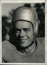 1940 Press Photo New York University football end Raymond Rich - net03435