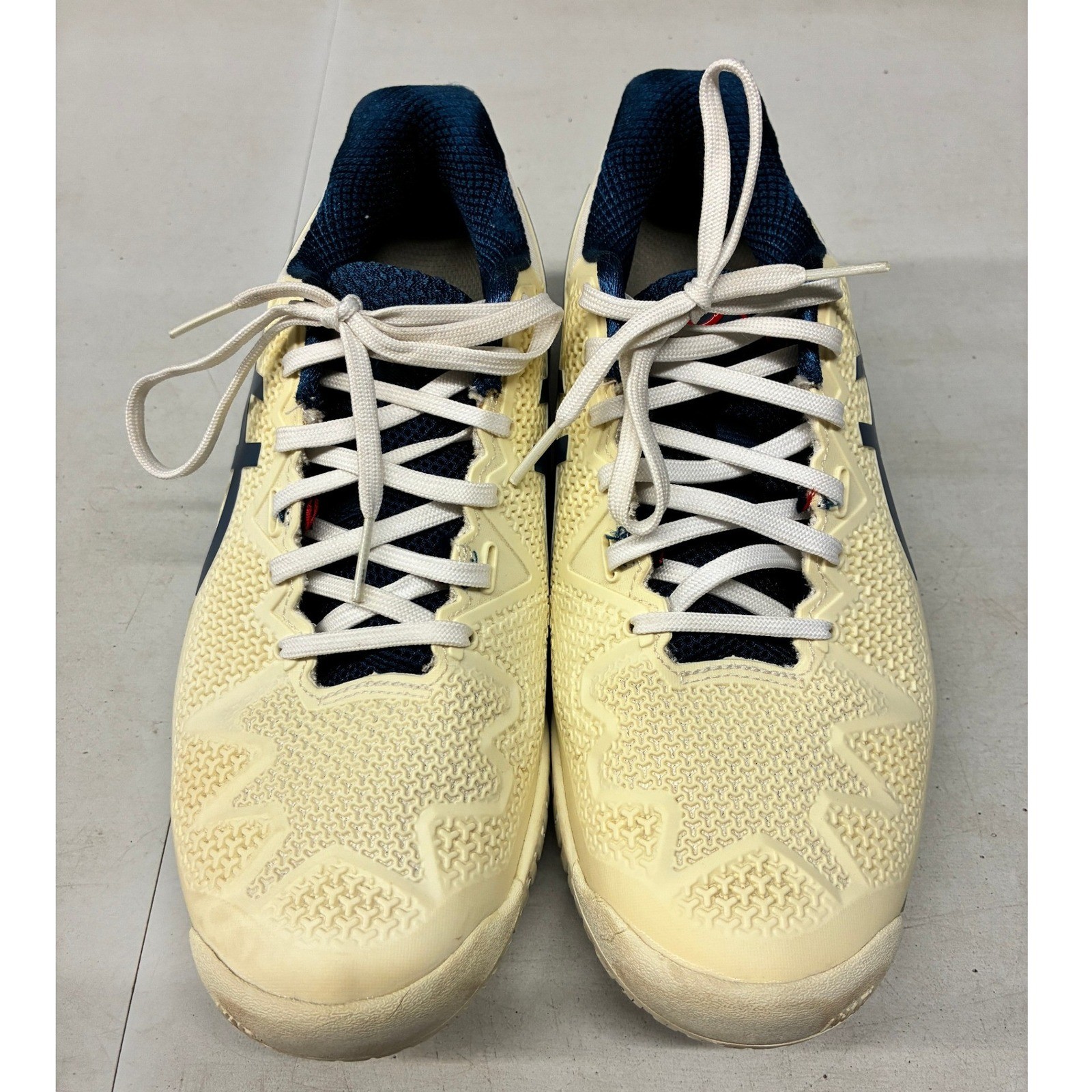 ASICS Gel-Resolution 8 Tennis Shoes Women's US 6 Wide Cream Peacoat thumbnail 4