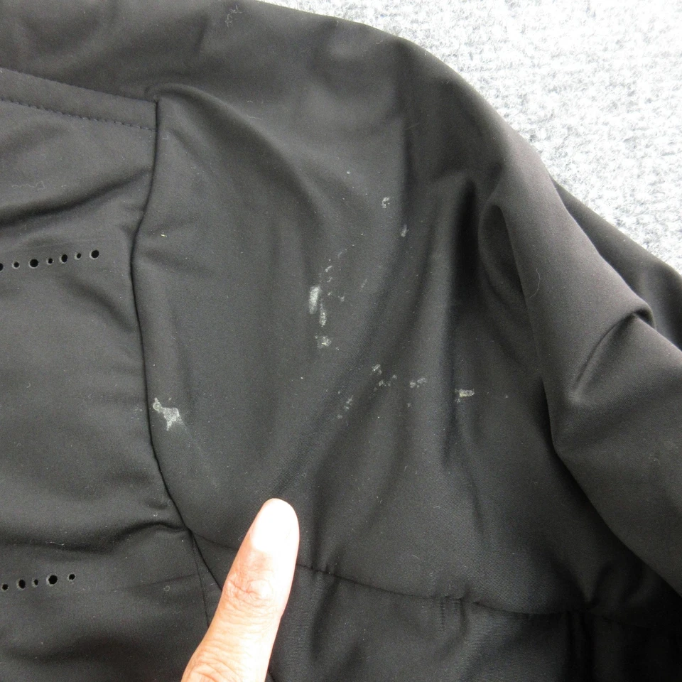 Nike Golf Aeroloft Jacket Mens Medium Black Full Zip Perforated 932235-010 - Image 3 of 4