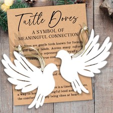 Dove Ornament - Peace Doves Ornaments for Christmas Tree, White Doves Ornaments