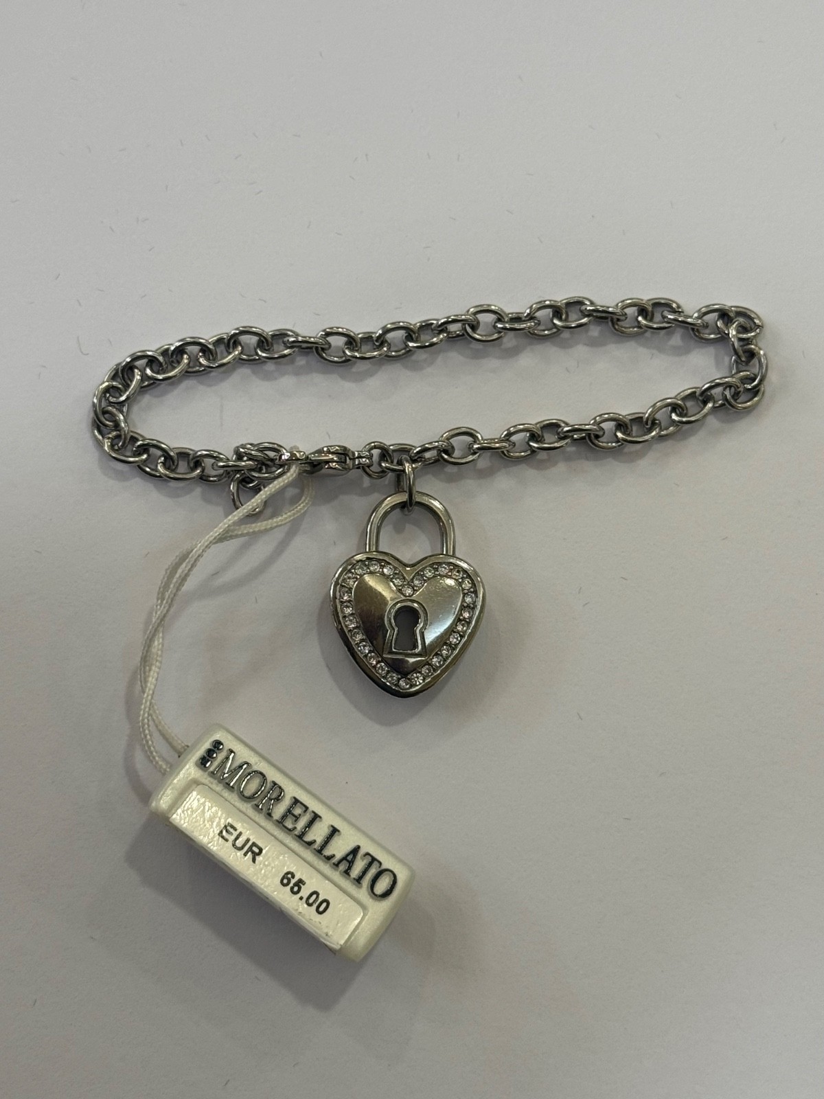 BRACCIALE  MORELLATO DONNA ""FAMILY"" REF SJU14 CUORE/LUCCHETTO -NUOVO-