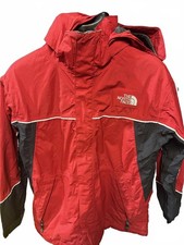 Boys North Face Red Ski Shell Jacket L