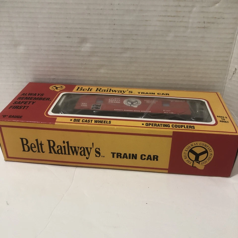 Belt Railway of Chicago 1996 1st QTR Safety Award Boxcar O Scale New Old Stock - Image 2 of 4