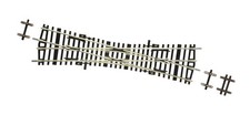 ROCO 42449 Scala HO Scambio incrocio semplice EKW 15 lunghezza 230 mm 15°