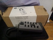 Pushbutton Portable Combo Lock Box