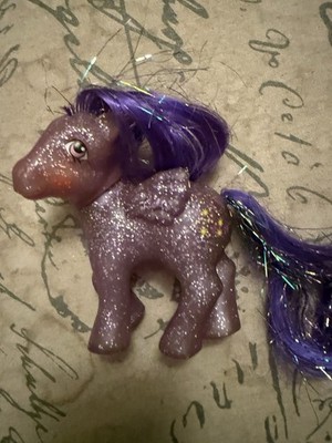 Vintage My Little Pony Twinkle Sparkle Glitter Purple Pegasus 1984