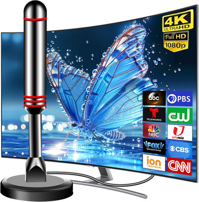 Digital TV Antenna for Smart TV Indoor, 2026 HDTV Antenna with Strong Magnetic B